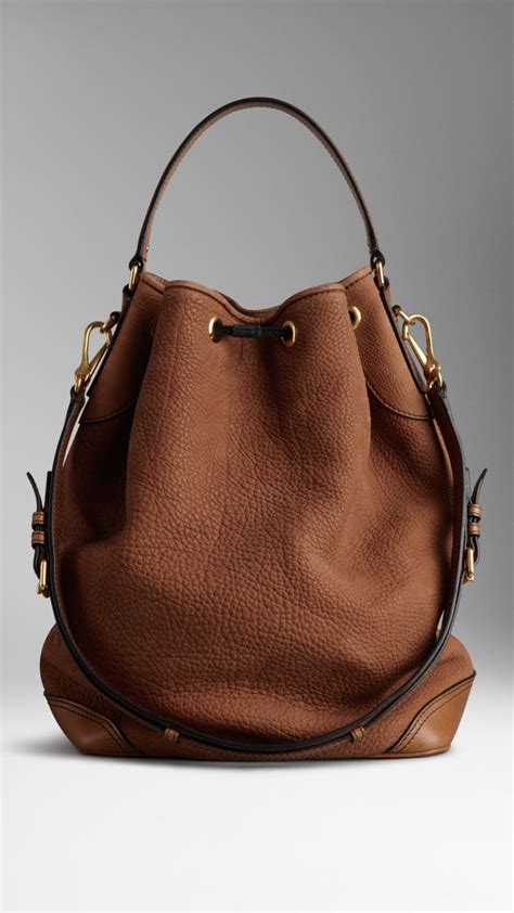 burberry large bridle leather hobo bag mustard|Burberry Hobo bags and purses for Women .